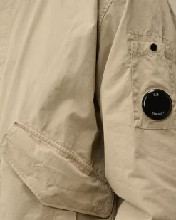 Overshirt<C.P. Company Microreps Diamond Peach Overshirt Vintage Khaki – Beige