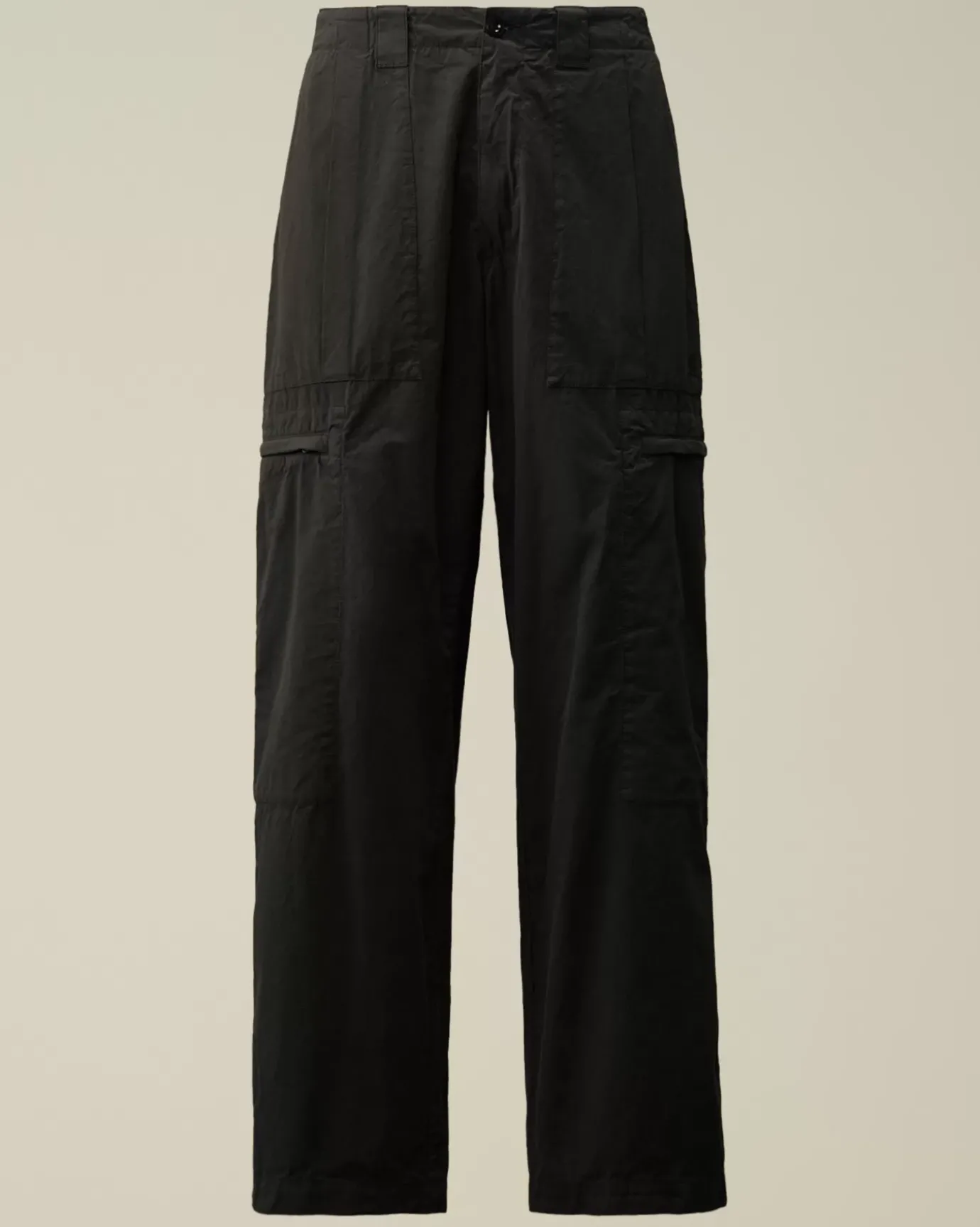 Trousers<C.P. Company Microreps Loose Utility Pants Black Sand
