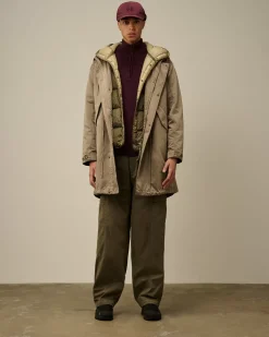Trousers<C.P. Company Microreps Loose Utility Pants Grape Leaf – Green