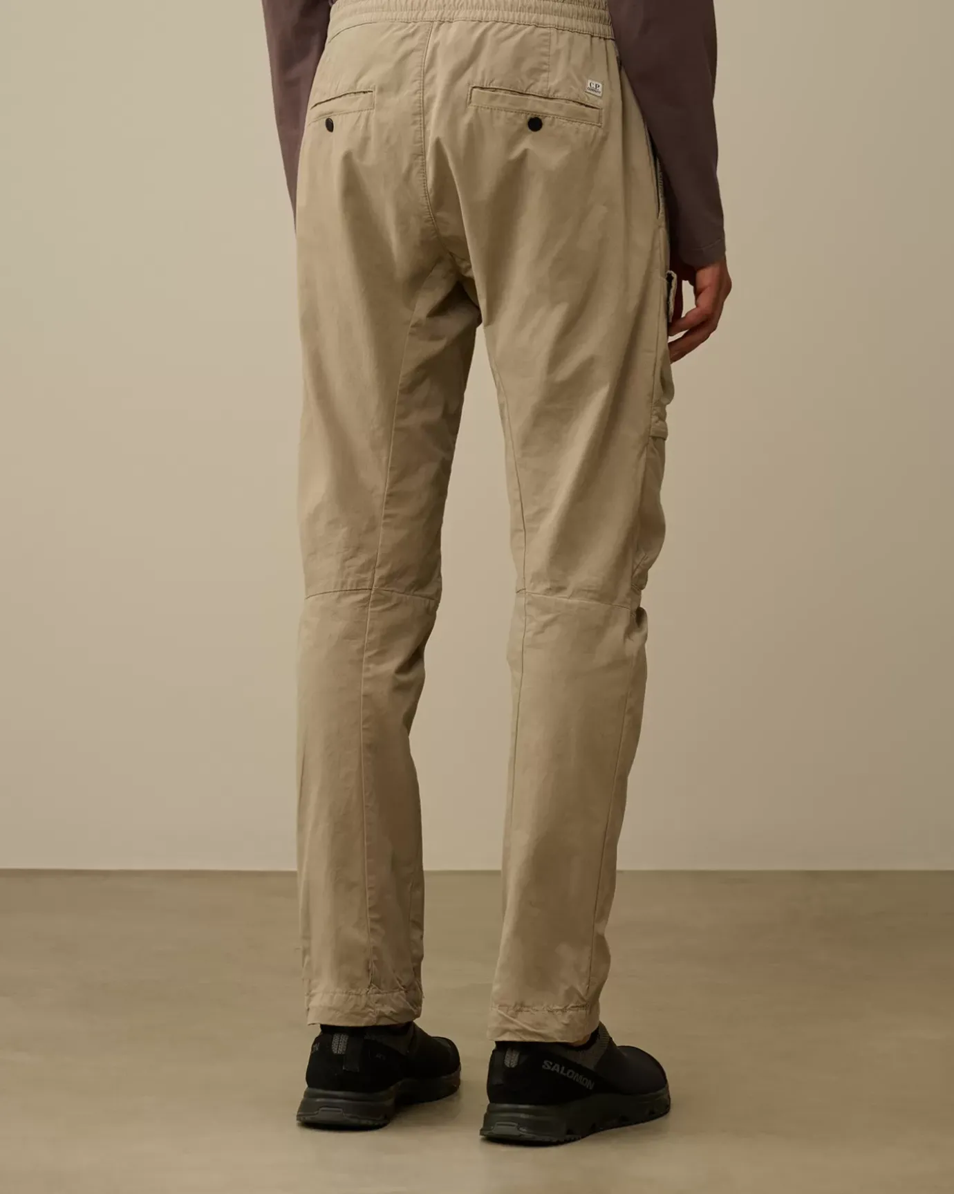 Trousers<C.P. Company Microreps Regular Cargo Pants Vintage Khaki – Beige
