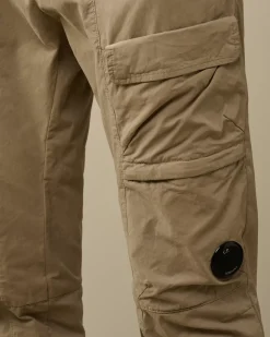 Trousers<C.P. Company Microreps Regular Cargo Pants Vintage Khaki – Beige