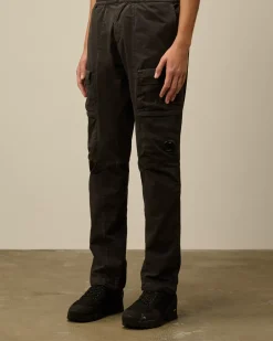 Trousers<C.P. Company Microreps Regular Cargo Pants Black Sand