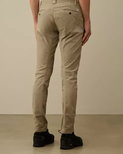 Trousers<C.P. Company Moleskin Stretch Ergonomic Pants Vintage Khaki – Beige