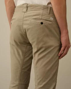 Trousers<C.P. Company Moleskin Stretch Ergonomic Pants Vintage Khaki – Beige