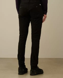 Trousers<C.P. Company Moleskin Stretch Ergonomic Pants Black