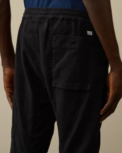 Trousers<C.P. Company Moleskin Stretch Regular Cargo Pants Total Eclipse – Blue