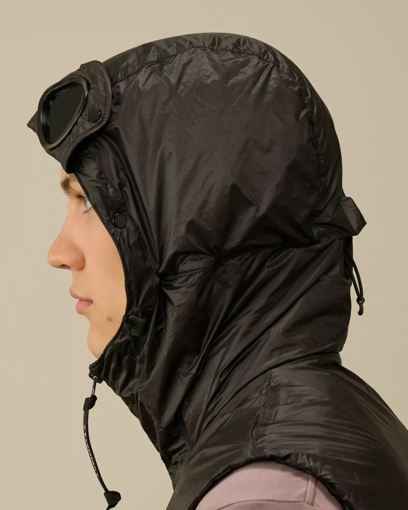Jacket & Coats<C.P. Company Nada Shell Goggle Vest Black