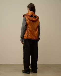Jacket & Coats<C.P. Company Nada Shell Goggle Vest Bombay Brown