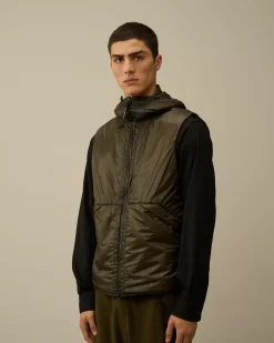 Jacket & Coats<C.P. Company Nada Shell Goggle Vest Grape Leaf – Green