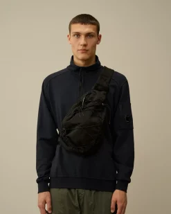 Backpacks & Waistbag<C.P. Company Nylon B Crossbody Rucksack Black