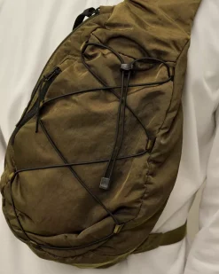 Backpacks & Waistbag<C.P. Company Nylon B Crossbody Rucksack Ivy Green