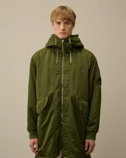 Jacket & Coats<C.P. Company Nylon B Lined Hooded Parka Cypress – Green