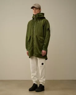 Jacket & Coats<C.P. Company Nylon B Lined Hooded Parka Cypress – Green