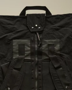 Backpacks & Waistbag<C.P. Company Plain Paper Touch Backpack Black