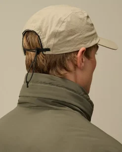 Hats<C.P. Company Plain Paper Touch Cap Vintage Khaki – Beige