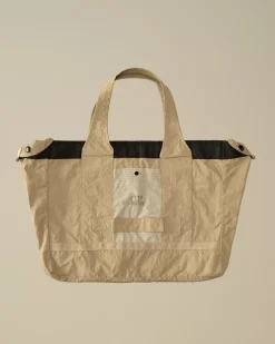 Backpacks & Waistbag<C.P. Company Plain Paper Touch Carry Handle Bag Vintage Khaki – Beige