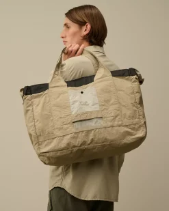 Backpacks & Waistbag<C.P. Company Plain Paper Touch Carry Handle Bag Vintage Khaki – Beige