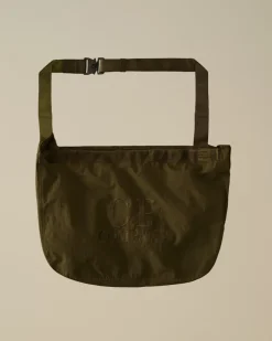 Backpacks & Waistbag<C.P. Company Plain Paper Touch Logo Handbag Ivy Green