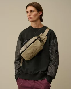 Backpacks & Waistbag<C.P. Company Plain Paper Touch Logo Waistbag Vintage Khaki – Beige