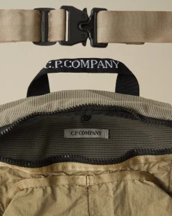 Backpacks & Waistbag<C.P. Company Plain Paper Touch Logo Waistbag Vintage Khaki – Beige