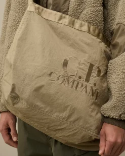 Backpacks & Waistbag<C.P. Company Plain Paper Touch Shoulder Bag Vintage Khaki – Beige