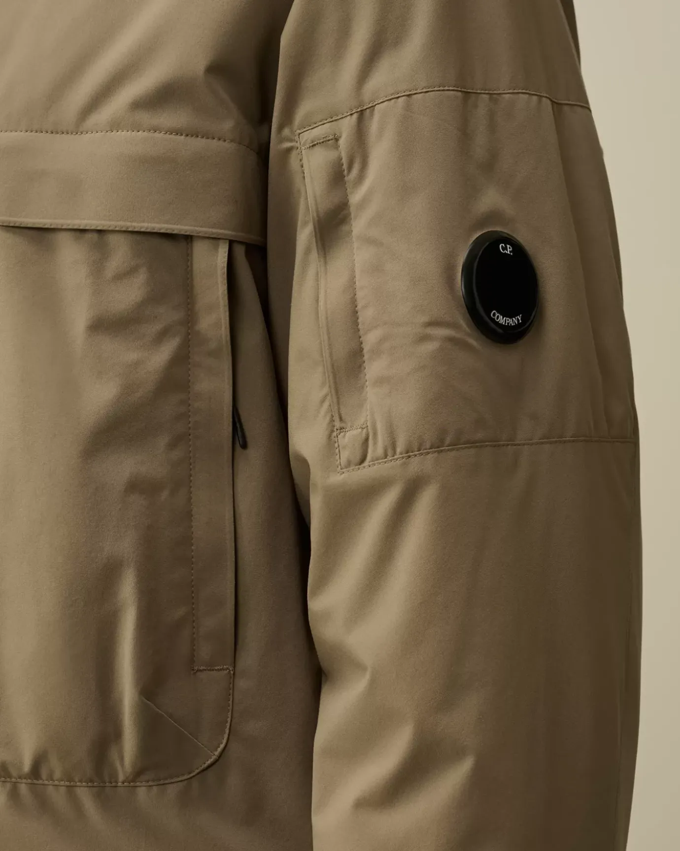 Jacket & Coats<C.P. Company Pro-Tek Bomber Padded Jacket Walnut – Beige