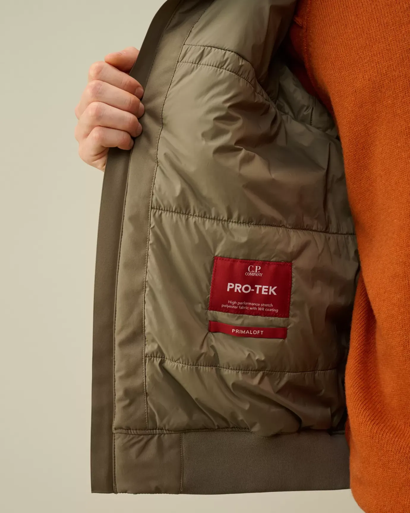 Jacket & Coats<C.P. Company Pro-Tek Bomber Padded Jacket Walnut – Beige