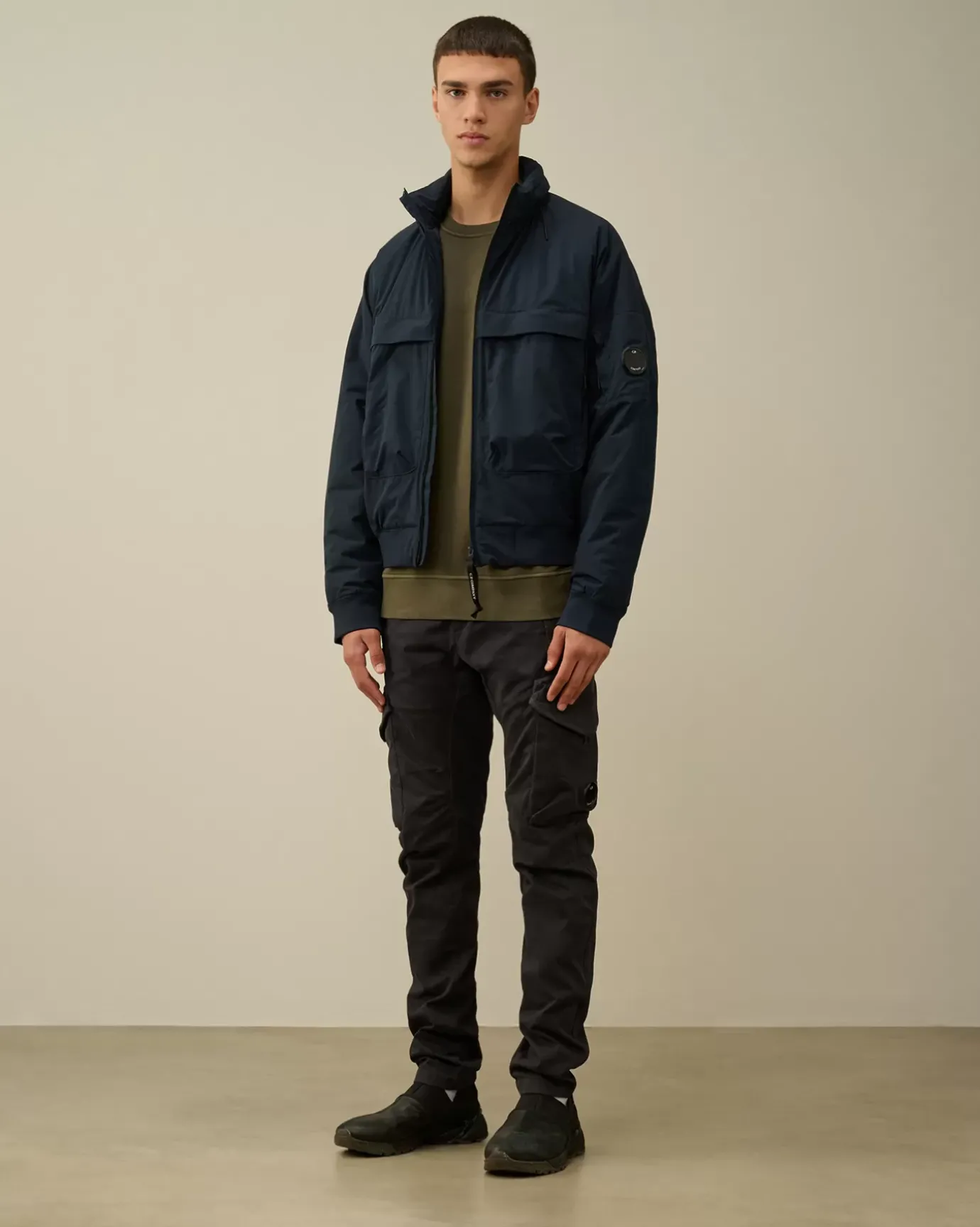 Jacket & Coats<C.P. Company Pro-Tek Bomber Padded Jacket Total Eclipse – Blue