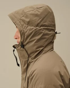 Jacket & Coats<C.P. Company Pro-Tek Hooded Padded Jacket Walnut – Beige