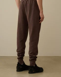 Tracksuits & Shorts<C.P. Company Reverse Brushed & Emerized Diagonal Fleece Sweatpants Boulevard – Violet