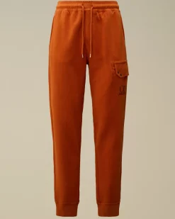 Tracksuits & Shorts<C.P. Company Reverse Brushed & Emerized Diagonal Fleece Sweatpants Bombay Brown