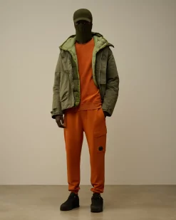 Sweatshirts<C.P. Company Reverse Brushed & Emerized Diagonal Fleece Crewneck Sweatshirt Bombay Brown