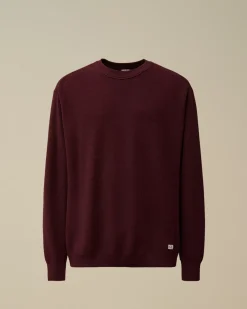 Jumpers<C.P. Company Re-Wool Crewneck Knit Potent Purple