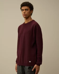 Jumpers<C.P. Company Re-Wool Crewneck Knit Potent Purple