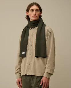 Other Accessories<C.P. Company Re-Wool Knit Scarf Grape Leaf – Green