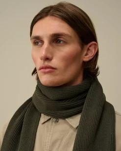 Other Accessories<C.P. Company Re-Wool Knit Scarf Grape Leaf – Green
