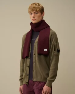 Other Accessories<C.P. Company Re-Wool Knit Scarf Potent Purple