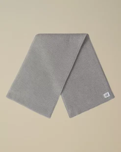 Other Accessories<C.P. Company Re-Wool Knit Scarf Moon Melange – Grey
