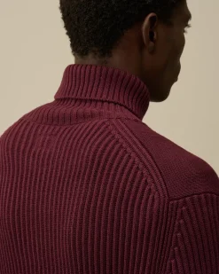 Jumpers<C.P. Company Re-Wool Turtleneck Knit Potent Purple