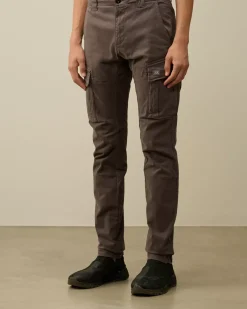 Trousers<C.P. Company Stretch Sateen Ergonomic Cargo Pants Boulevard – Violet
