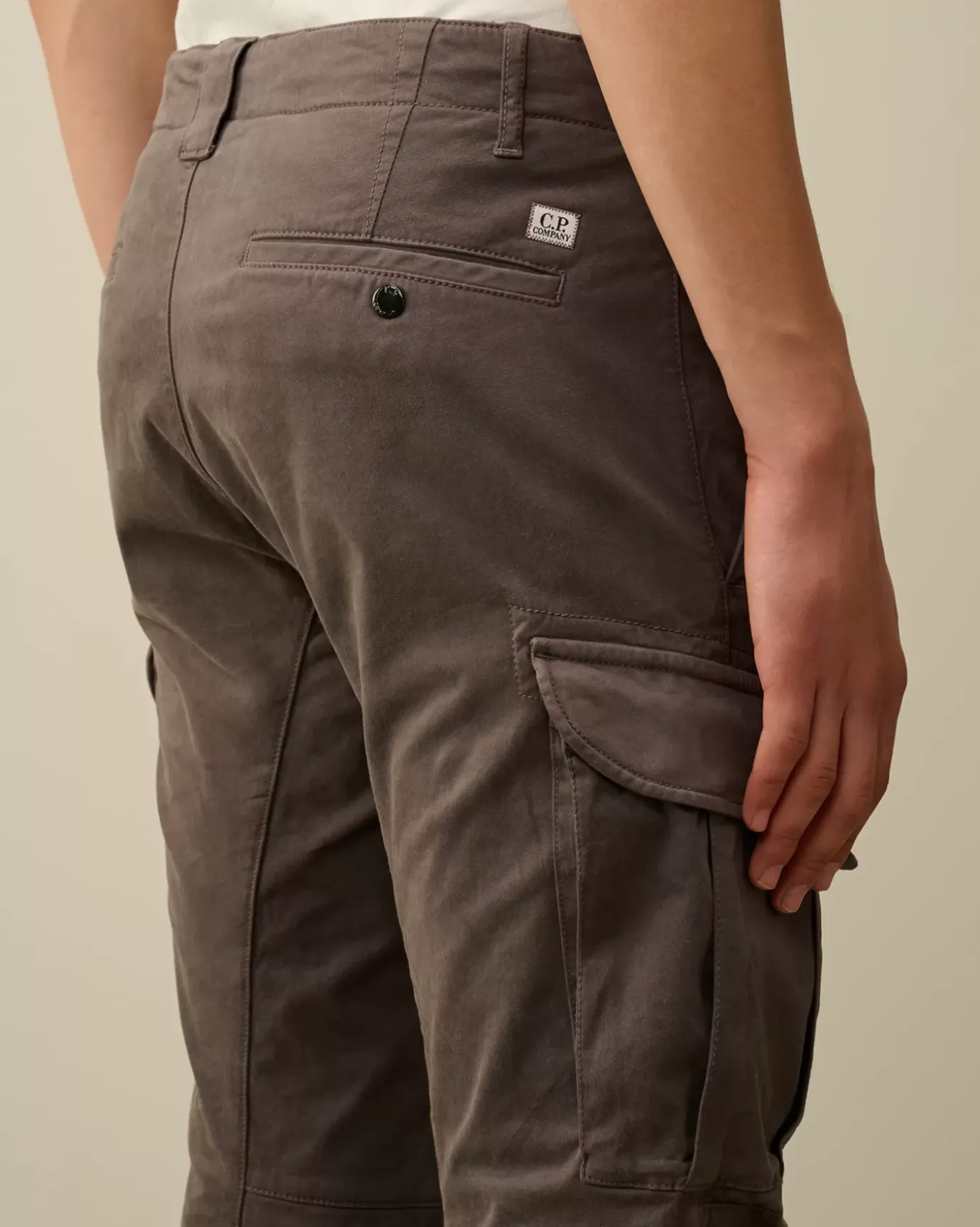 Trousers<C.P. Company Stretch Sateen Ergonomic Cargo Pants Boulevard – Violet