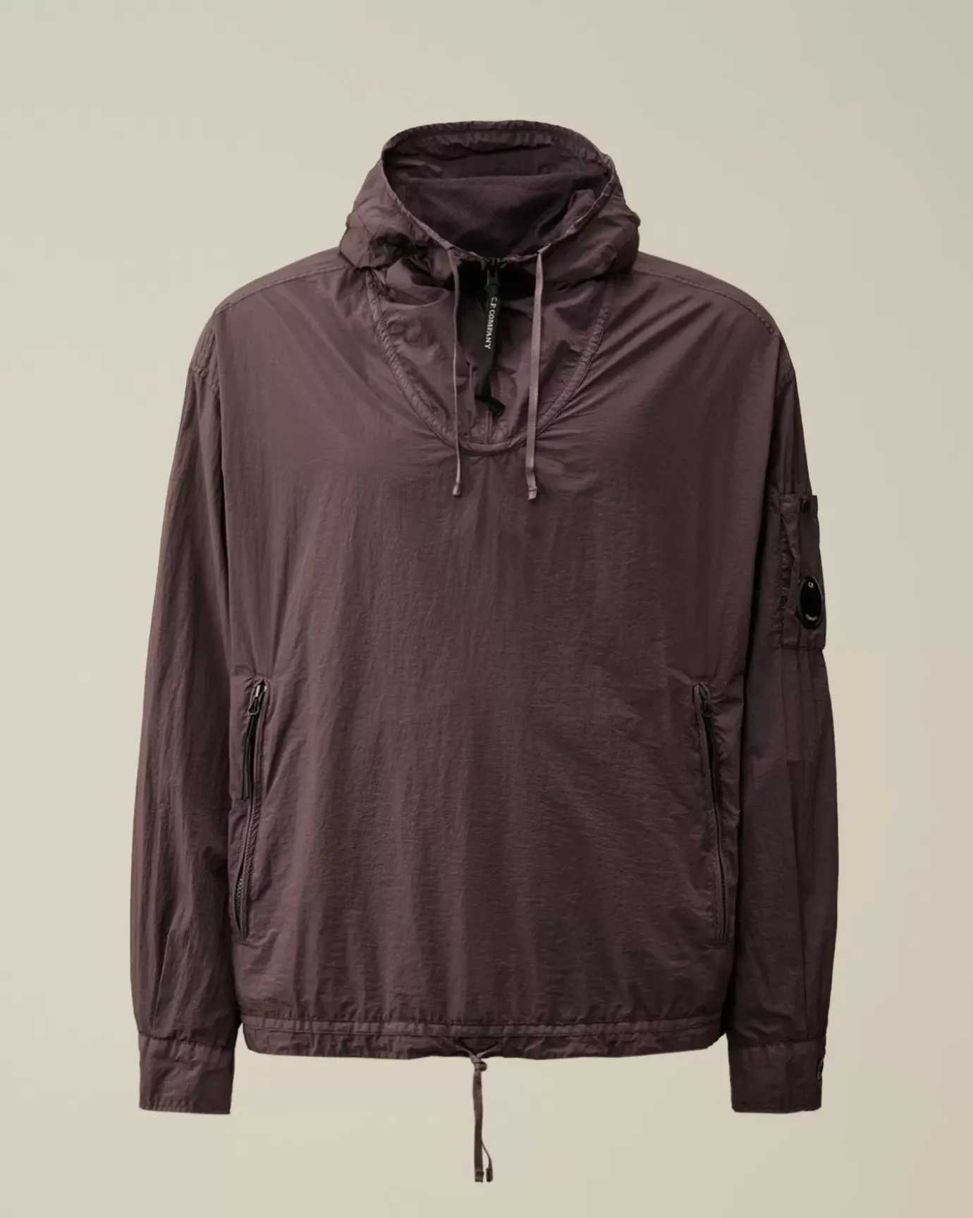 Overshirt<C.P. Company Taylon-L Half Zipped Hooded Overshirt Boulevard – Violet