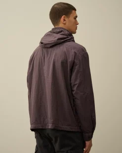 Overshirt<C.P. Company Taylon-L Half Zipped Hooded Overshirt Boulevard – Violet