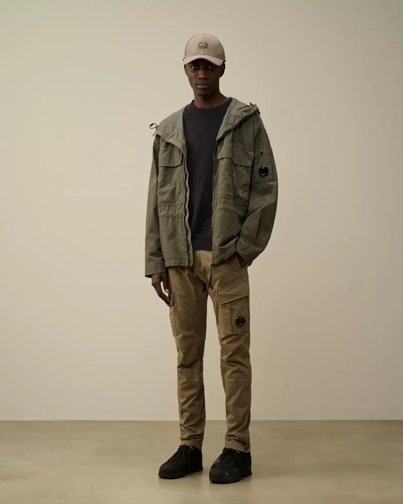 Overshirt<C.P. Company Taylon-P Hooded Overshirt Grape Leaf – Green