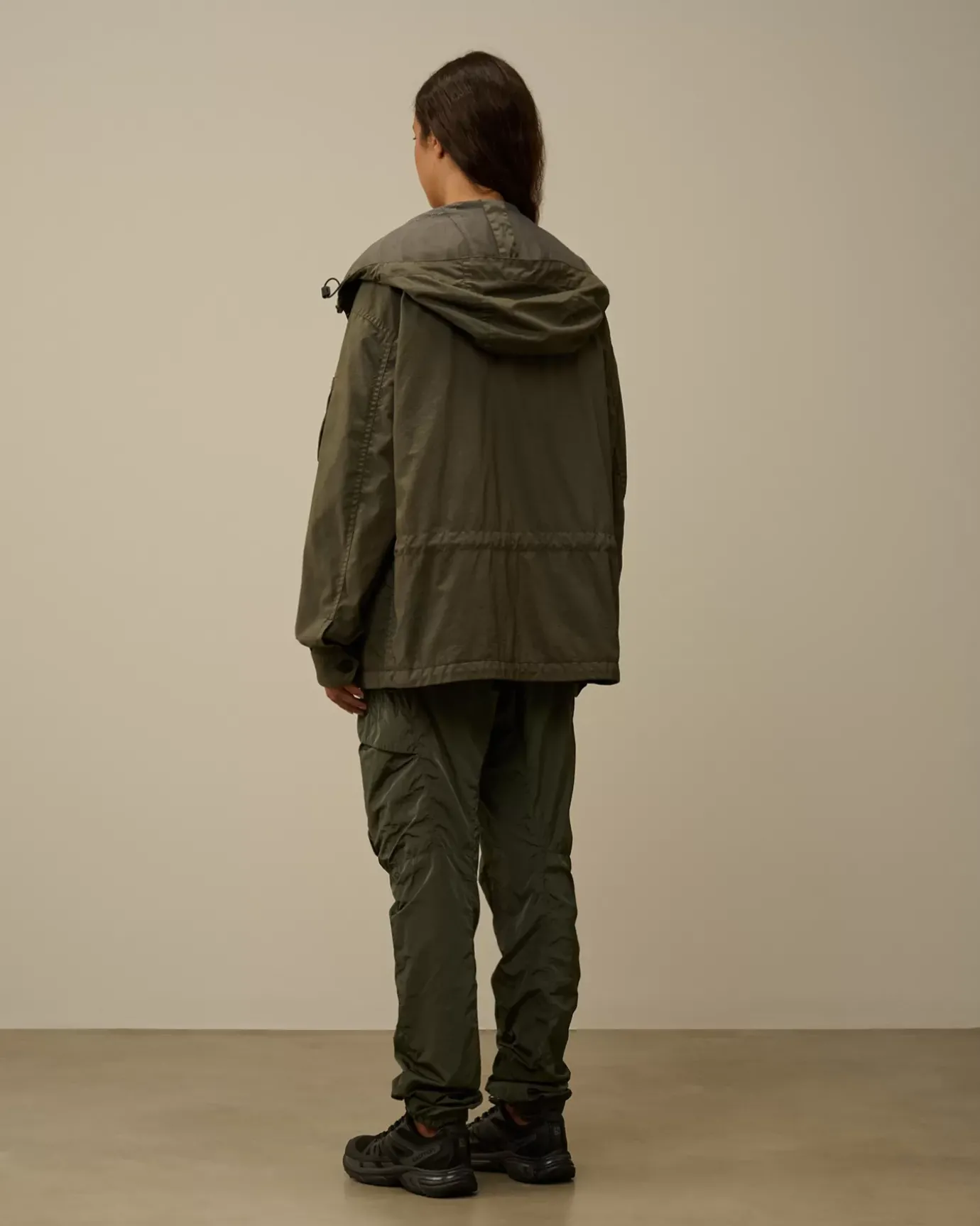 Overshirt<C.P. Company Taylon-P Hooded Overshirt Grape Leaf – Green