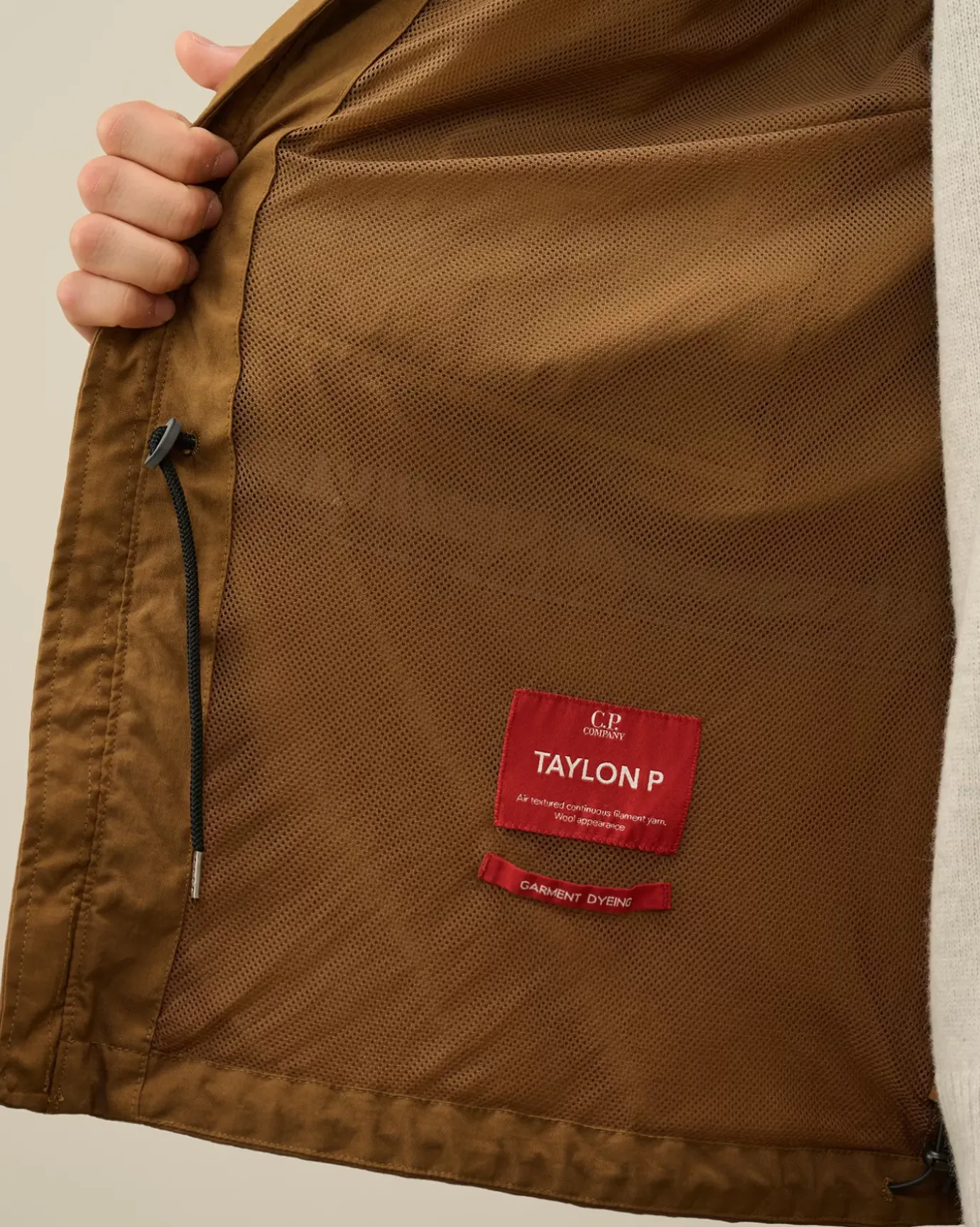 Overshirt<C.P. Company Taylon-P Hooded Overshirt Toffee – Beige