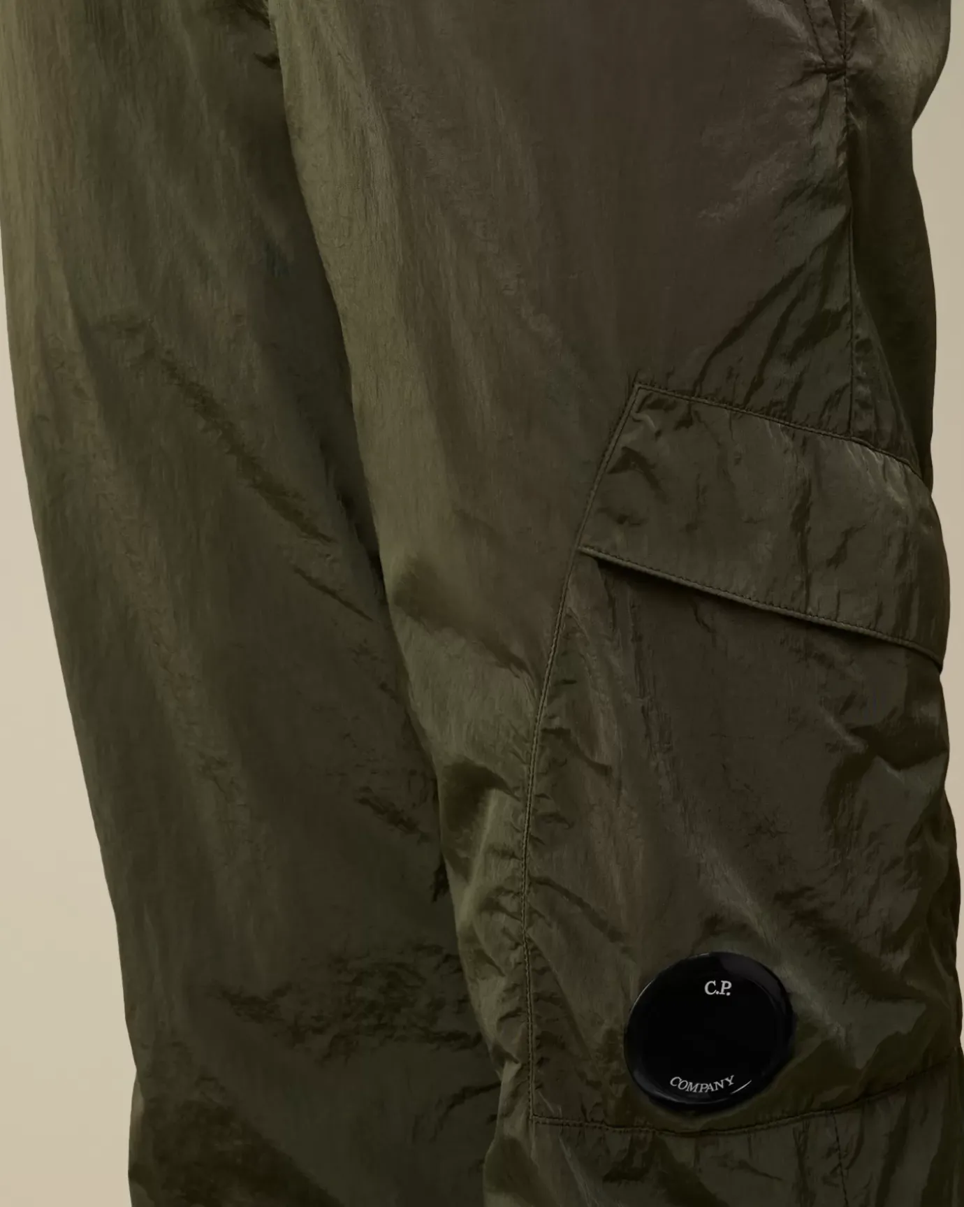 Clothing 4-8<C.P. Company U16 Chrome-R Cargo Lens Pants Grape Leaf – Green