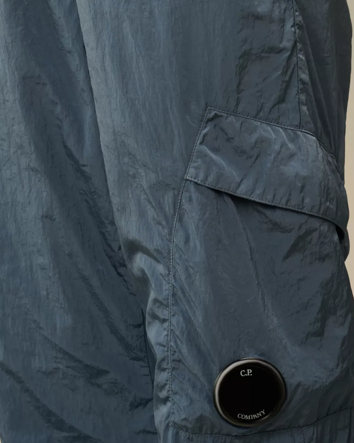 Clothing 10-14<C.P. Company U16 Chrome-R Cargo Lens Pants Flint Stone – Blue