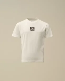 Clothing 4-8<C.P. Company U16 Cotton Jersey 30/1 British Sailor T-Shirt Gauze White