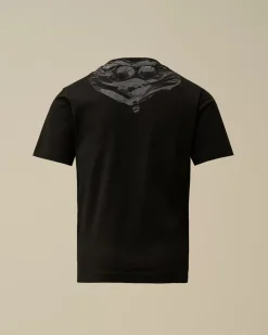 Clothing 10-14<C.P. Company U16 Cotton Jersey 30/1 Goggle T-Shirt Black
